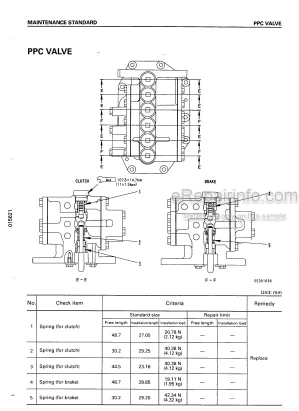 Photo 4 - Komatsu D85C-21 Shop Manual Pipelayer SEN04766-00 SN 36551-