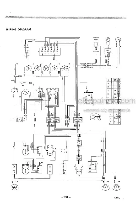 Photo 5 - Komatsu D85C Shop Manual Pipelayer D85C.12-BE1
