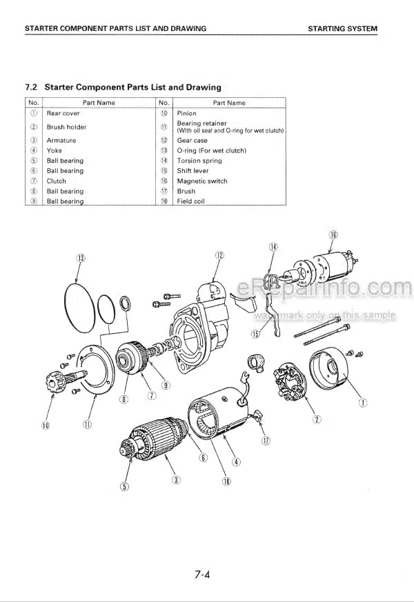 Photo 4 - Komatsu D92E 4D94E 4D98E Shop Manual Diesel Engine For Forklift 4D94E-BE2