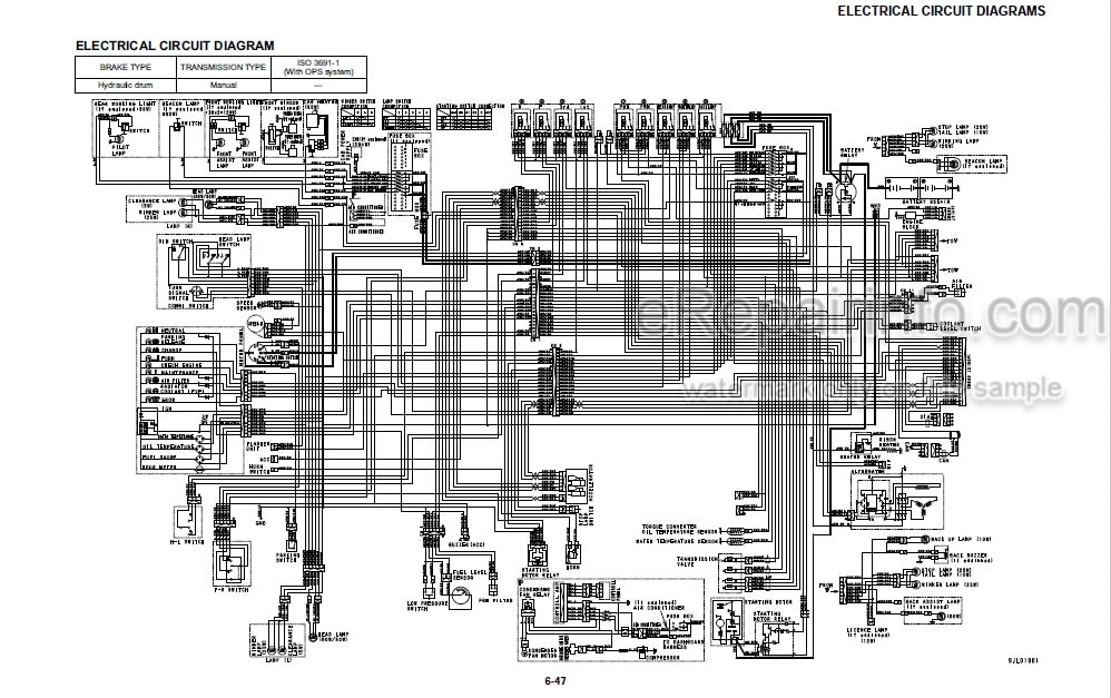 Photo 4 - Komatsu EX50 Series FD100-8 To FD160E-8 Service Manual Forklift Truck SM228