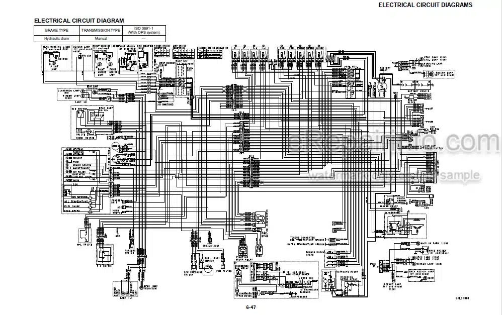Photo 4 - Komatsu EX50 Series FD100-8 To FD160E-8 Service Manual Forklift Truck SM228