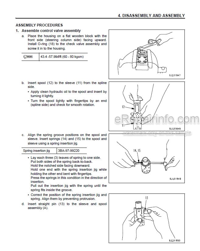 Photo 7 - Komatsu CX50 Series FG35-10 To FD50AY-10 Service Manual Forklift Truck Export SM207