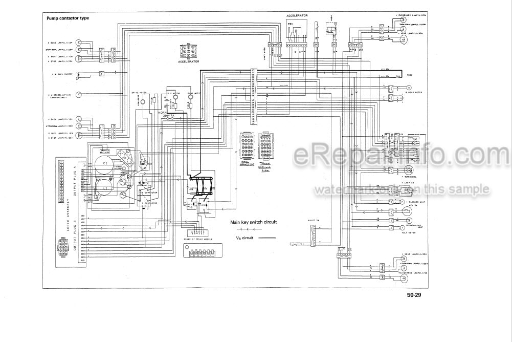 Photo 4 - Komatsu FB10-5 To FB18H1-5 Shop Manual Sevcontrol Electrical System For Forklift FB10 18.5ES-BE1