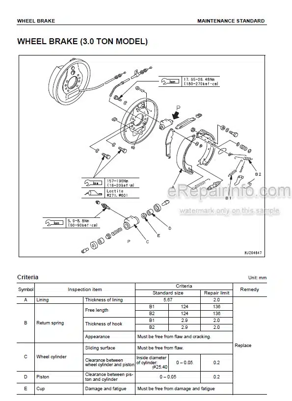 Photo 3 - Komatsu FB10EX-11 To FB30-11 Shop Manual Electric Lift Truck BBB11E1-02