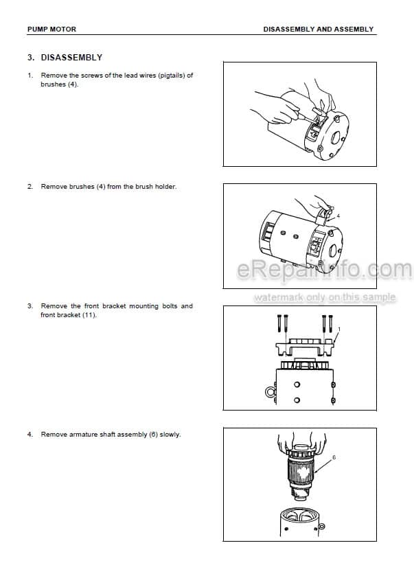 Photo 6 - Komatsu FB10M-1 FB13M-1 FB15M-1 Shop Manual Forklift FB10M-15M.1-BE1