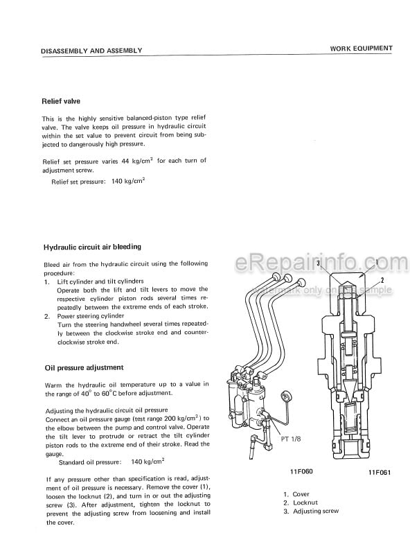 Photo 5 - Komatsu FB10M-1 FB13M-1 FB15M-1 Shop Manual Forklift FB10M-15M.1-BE1