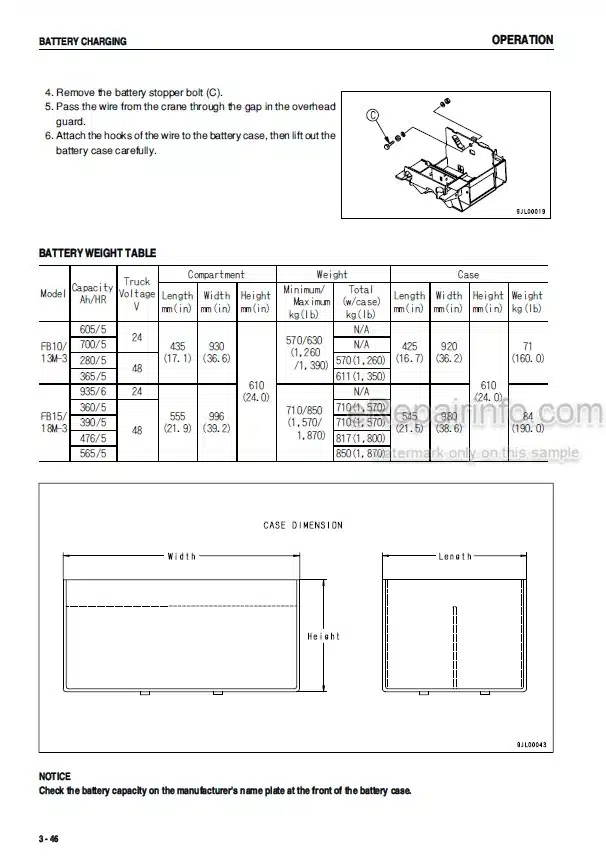 Photo 3 - Komatsu FB10M-3 FB13M-3 FB15M-3 FB18M-3 Operation And Maintenance Manual Electric Lift Truck AMA03EC1-01