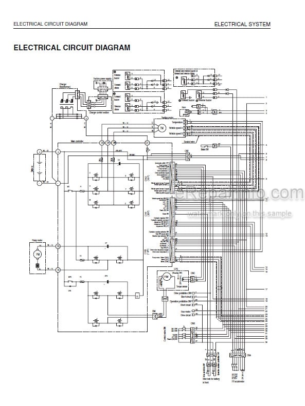 Photo 4 - Komatsu FB10RL-12 To FB18RJW-12 Shop Manual Electric Reach Truck BRA12E1-01