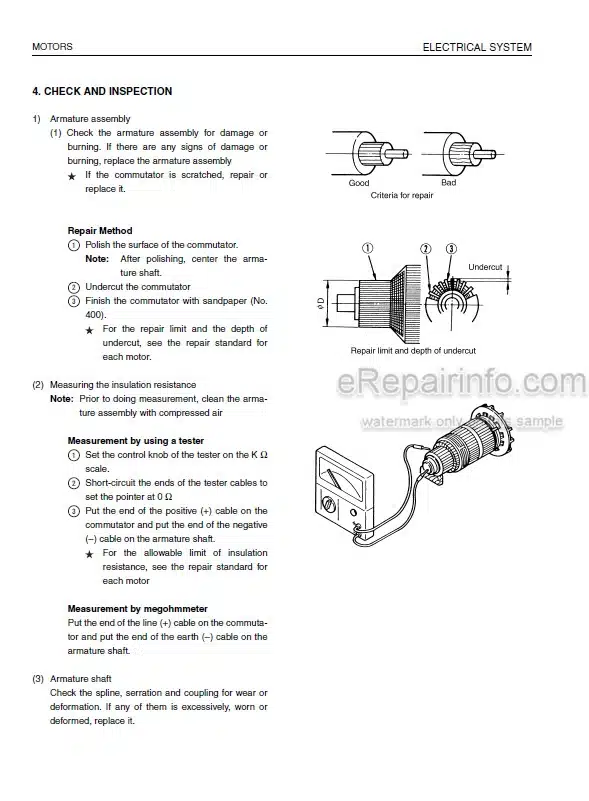 Photo 5 - Komatsu FB10RL-12 To FB18RJW-12 Shop Manual Electric Reach Truck BRA12E1-01