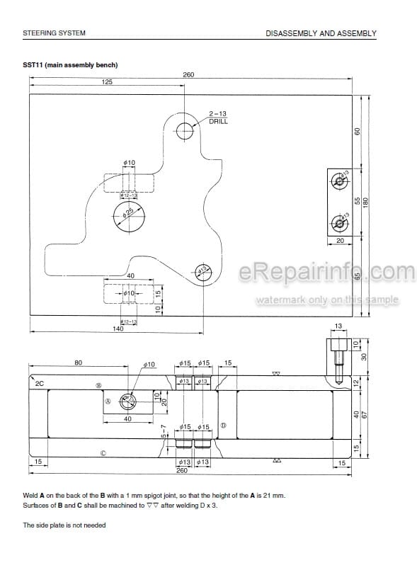 Photo 3 - Komatsu FB10RL-12 To FB18RJW-12 Shop Manual Electric Reach Truck BRA12E1-01
