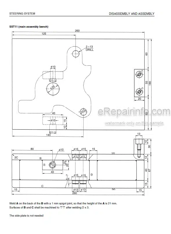 Photo 3 - Komatsu FB10RL-12 To FB18RJW-12 Shop Manual Electric Reach Truck BRA12E1-01