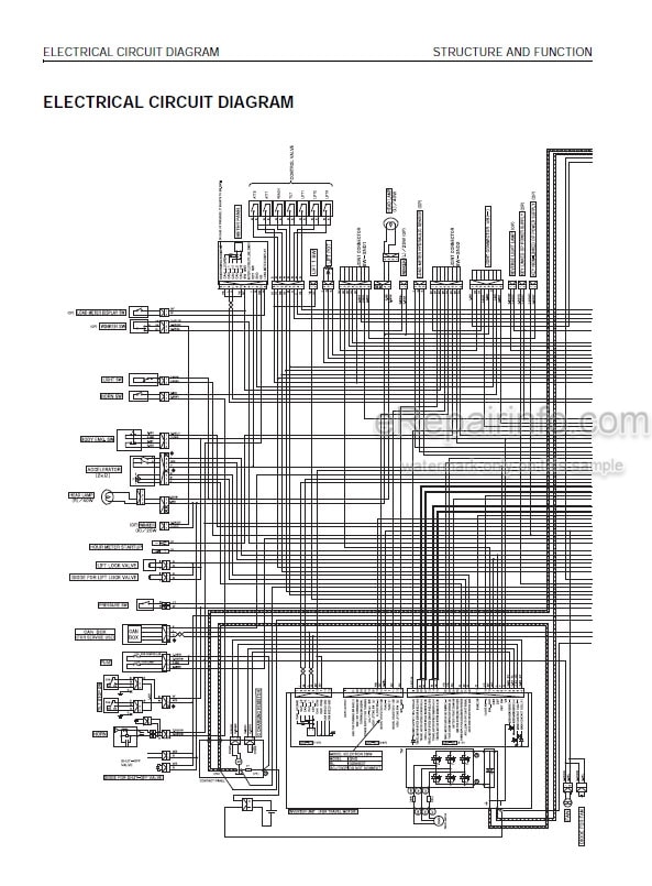 Photo 4 - Komatsu FB10RL-15 To FB15RW-15 Shop Manual Forklift SEN05963-03