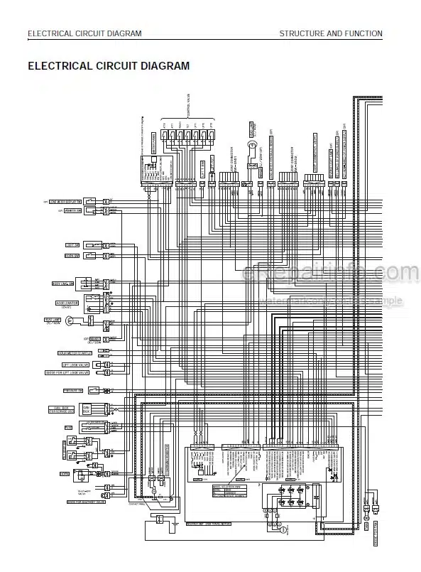 Photo 4 - Komatsu FB10RL-15 To FB15RW-15 Shop Manual Forklift SEN05963-03