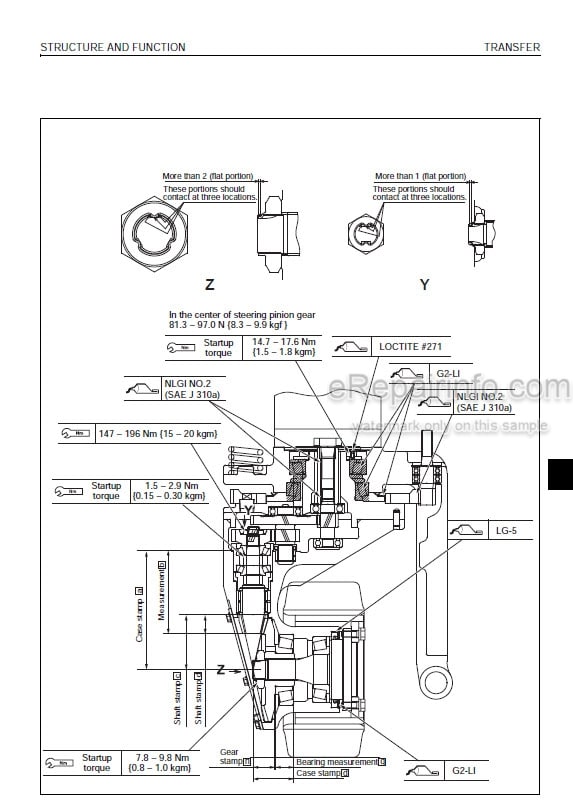 Photo 5 - Komatsu FB10RL-15 To FB15RW-15 Shop Manual Forklift SEN05963-03