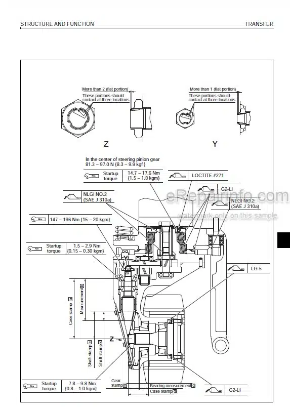 Photo 5 - Komatsu FB10RL-15 To FB15RW-15 Shop Manual Forklift SEN05963-03