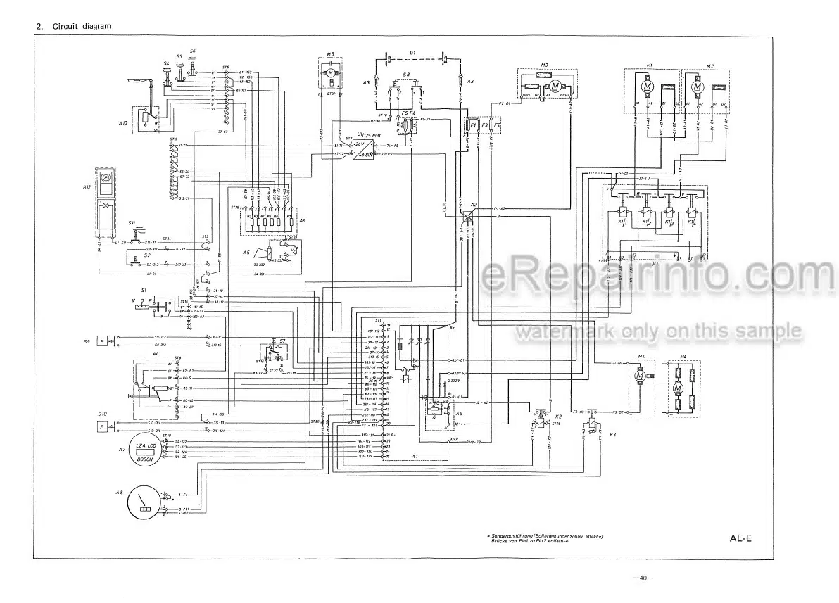 Photo 4 - Komatsu FB16-1E FB18-1E FB20-1E Shop Manual Electric Lift Truck FB16-20.1E-BE1
