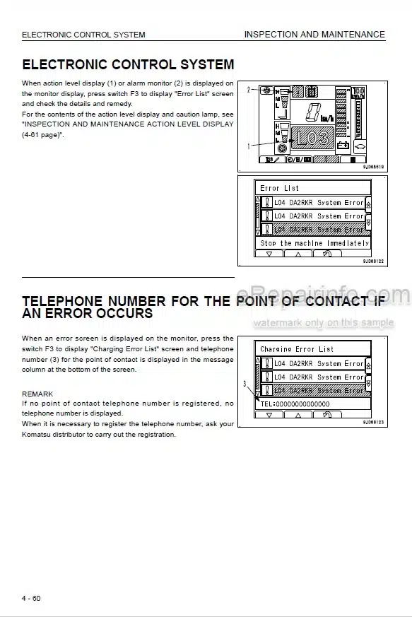 Photo 2 - Komatsu FB25-12 FB30-12 Operation And Maintenance Manual Forklift Truck TEN00722-04