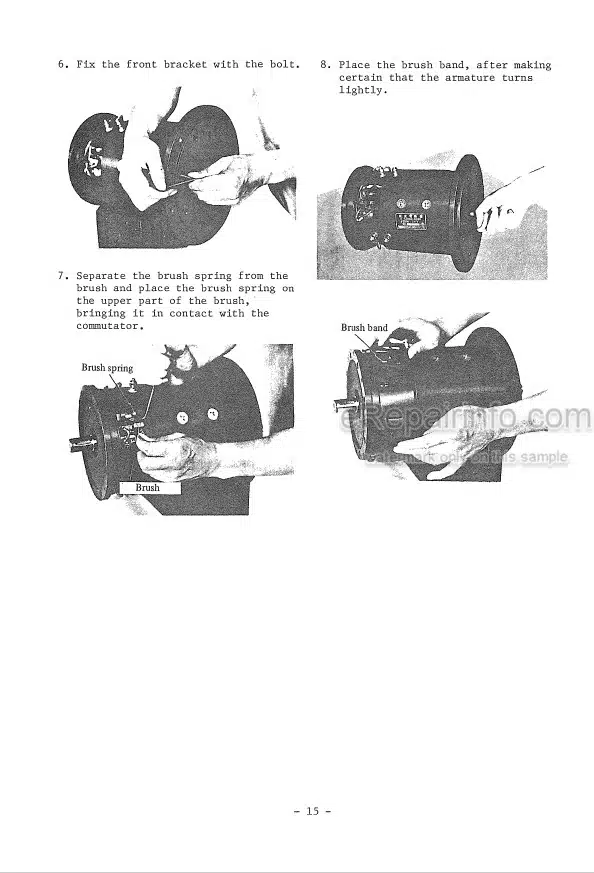 Photo 10 - Komatsu FB30-1 Shop Manual Electrical Equipment For Forklift FB30.1E-BE1