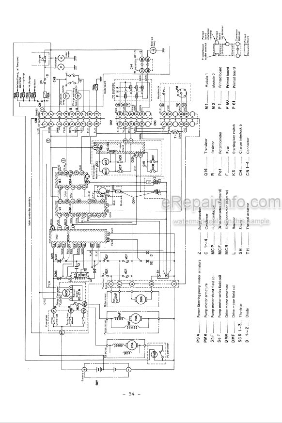 Photo 5 - Komatsu FB30-1 Shop Manual Electrical Equipment For Forklift FB30.1E-BE1