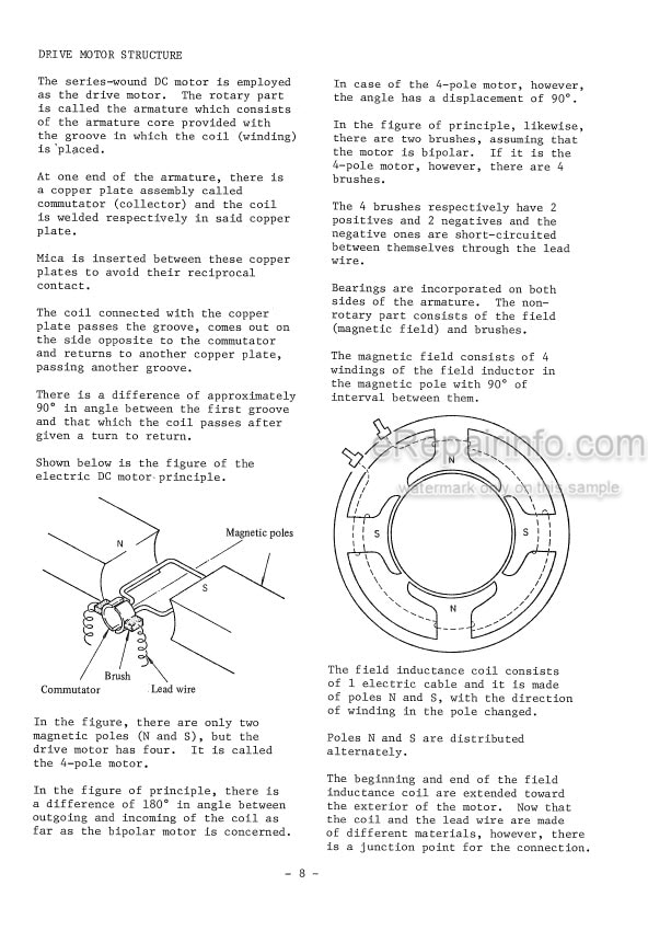Photo 4 - Komatsu FB30-1 Shop Manual Electrical Equipment For Forklift FB30.1E-BE1