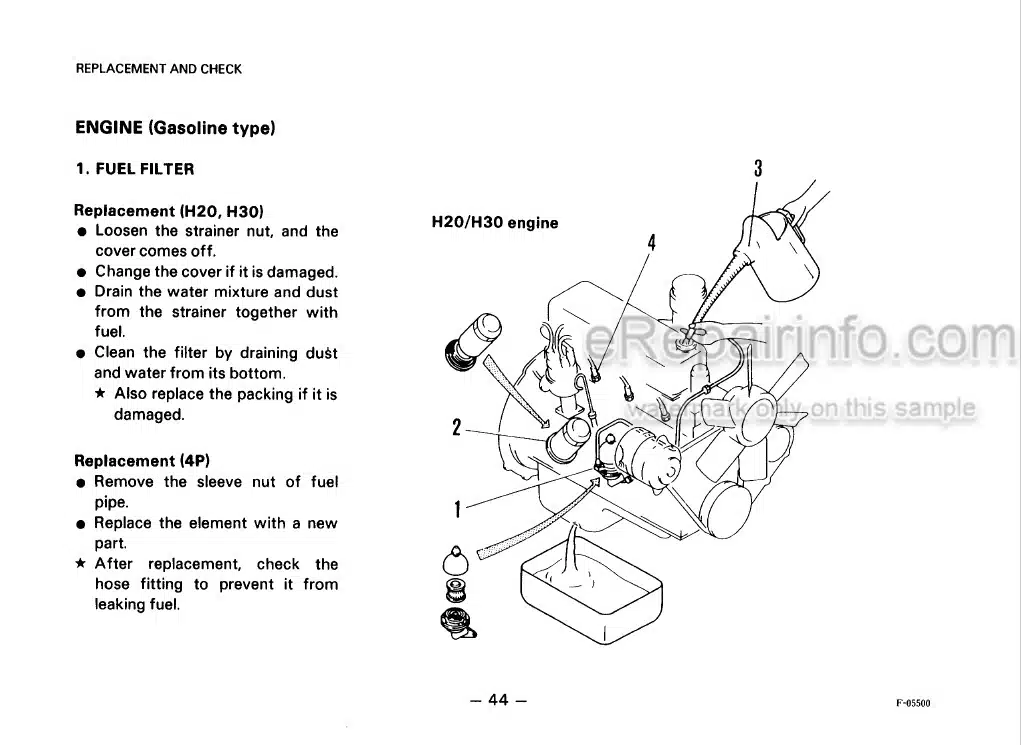 Photo 1 - Komatsu FD10-14 To FG30H-14 Operation And Maintenance Manual Forklift Truck OM025