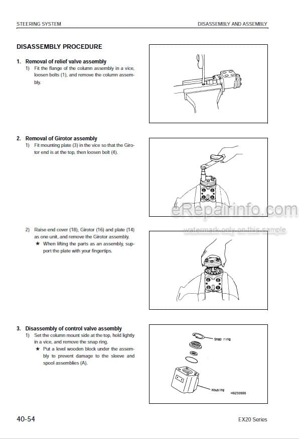 Photo 11 - Komatsu FD100-7 To FD160E-7 Shop Manual Forklift BEE07E1-06 SM227