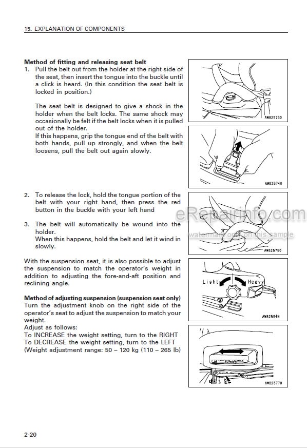 Photo 6 - Komatsu FD150-6 To FD250Z-6 Operation And Maintenance Manual Forklift Truck TEN00561-00