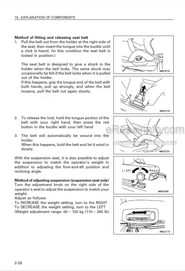 Photo 7 - Komatsu FD100-8 To FD160E-8 Operation And Maintenance Manual Forklift Truck TEN00560-12