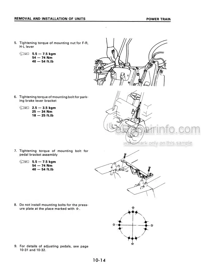 Photo 2 - Komatsu FD40Z-5 To FG45S-6 Shop Manual Forklift SM043