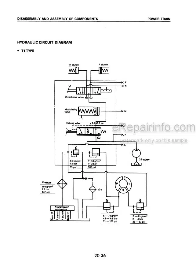 Photo 5 - Komatsu FD40Z-5 To FG45S-6 Shop Manual Forklift SM043
