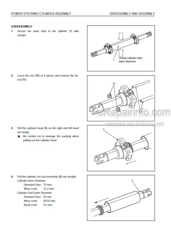 Photo 9 - Komatsu FG10-21 To FD35A-16 Shop Manual Forklift SEN05692-03 SEN05692-04