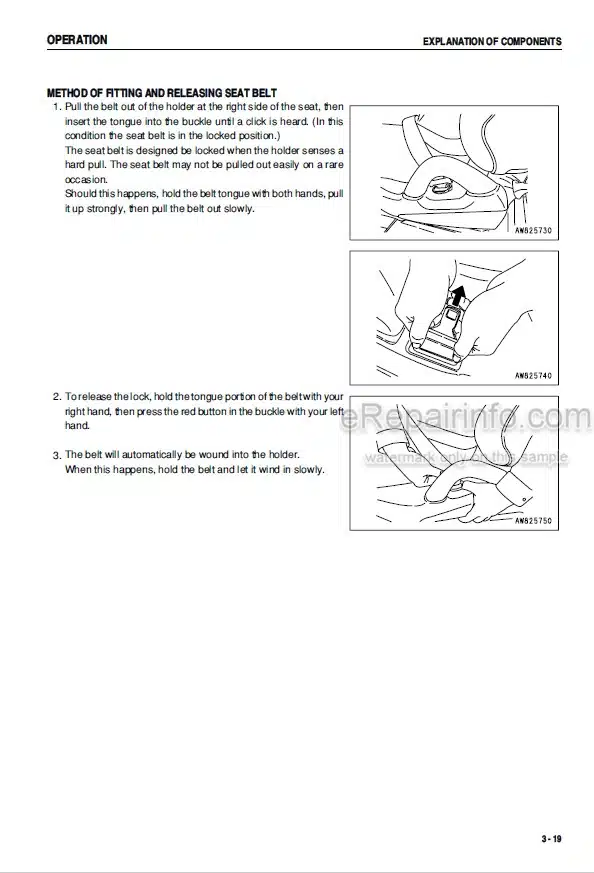 Photo 2 - Komatsu FG20-14 To FD20J-14 Operation And Maintenance Manual Forklift Truck AEB14E1-02