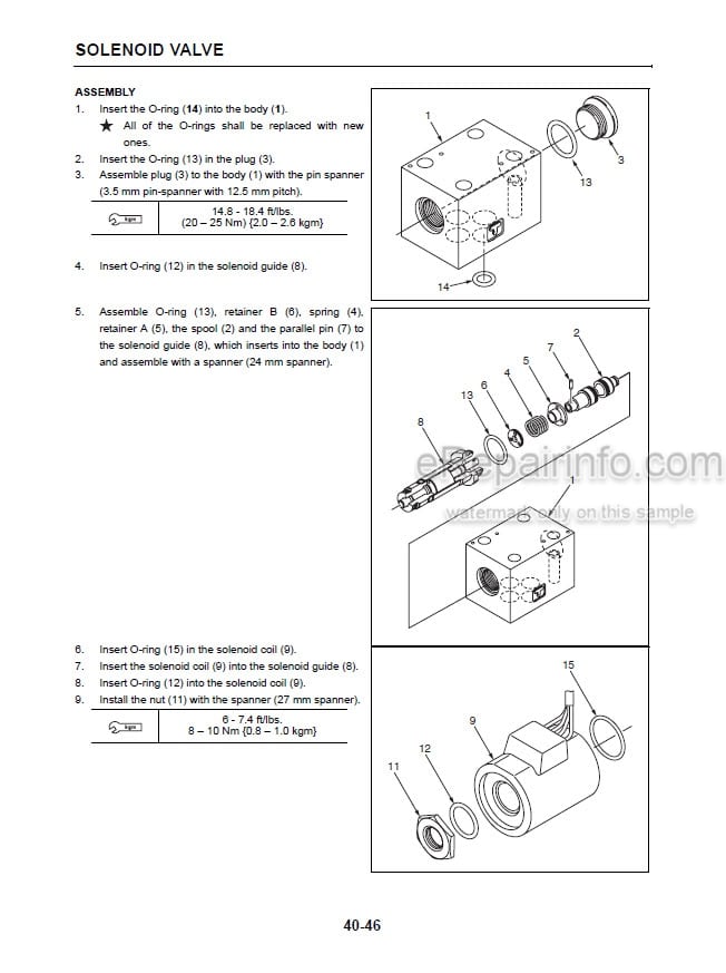 Photo 6 - Komatsu FG40Z-7 To FD45-7 Service Manual Forklift Truck SM180