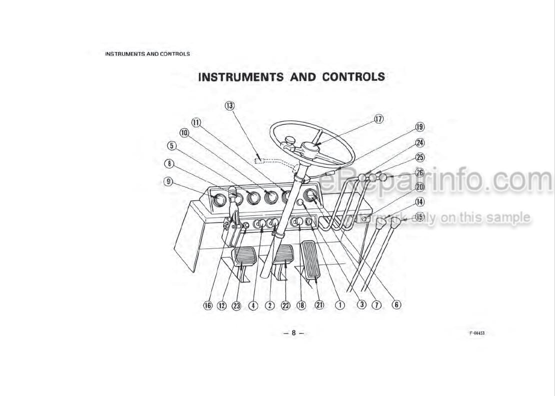 Photo 12 - Komatsu FG20-8 To FD40S-4 Operation And Maintenance Manual Forklift Truck OM010