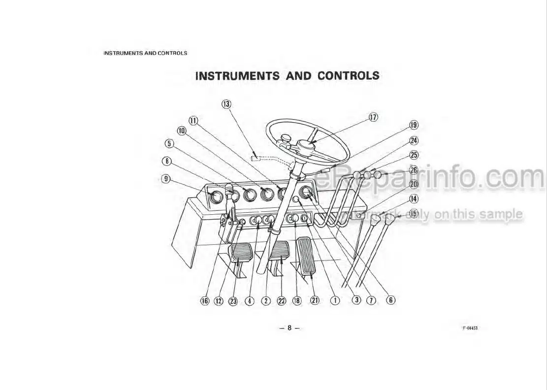 Photo 12 - Komatsu FG20-8 To FD40S-4 Operation And Maintenance Manual Forklift Truck OM010