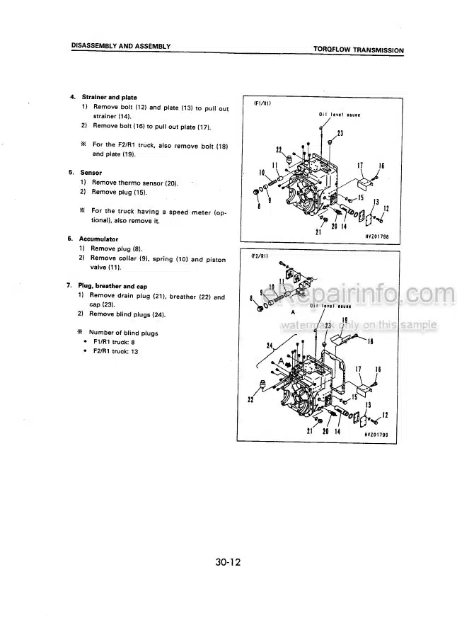 Photo 5 - Komatsu FG40Z-7 To FD45-7 Service Manual Forklift Truck SM180