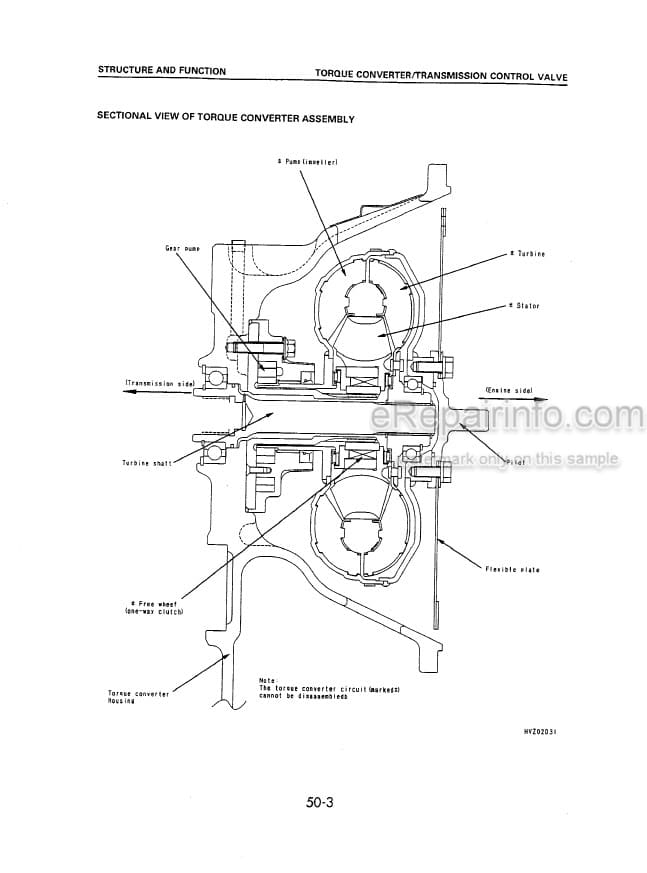 Photo 5 - Komatsu FG40Z-7 To FD45-7 Service Manual Forklift Truck SM180