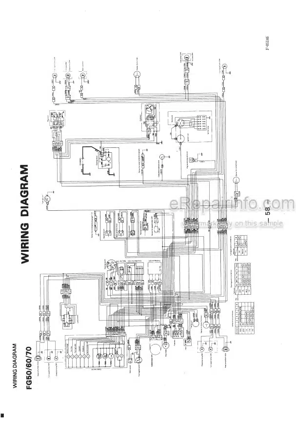Photo 4 - Komatsu FG50-5 To FD80H-5 Operation And Maintenance Manual Forklift Truck OM058