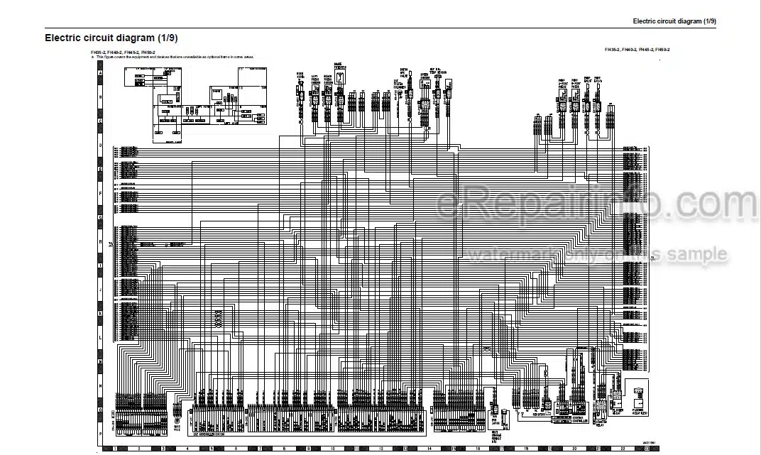 Photo 4 - Komatsu FH35-2 FH40-2 FH45-2 FH50-2 Service Manual Forklift Truck SM164