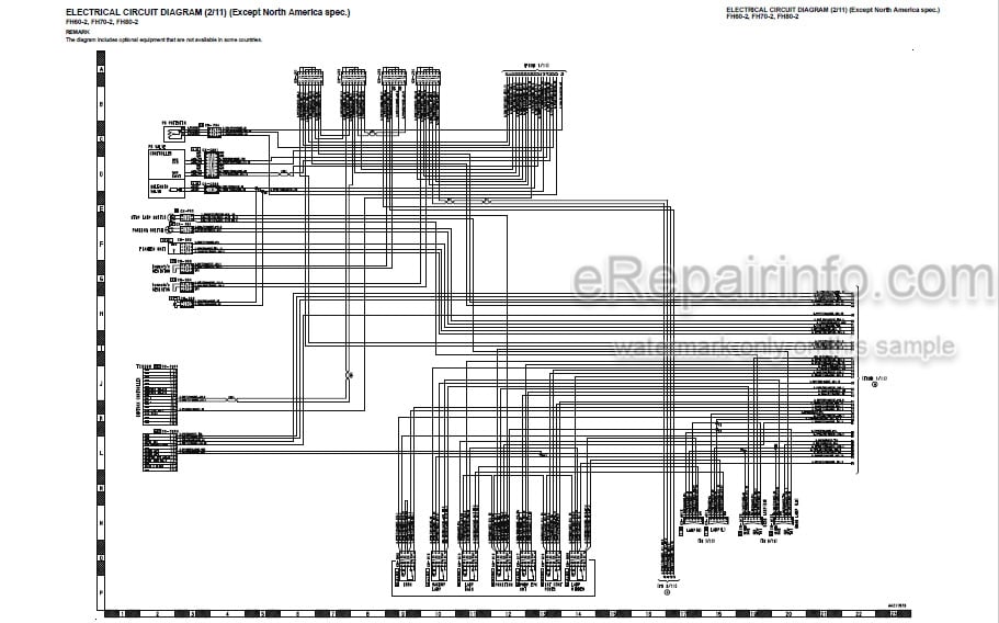 Photo 4 - Komatsu FH60-2 FH70-2 FH80-2 Shop Manual Forklift Truck SM166