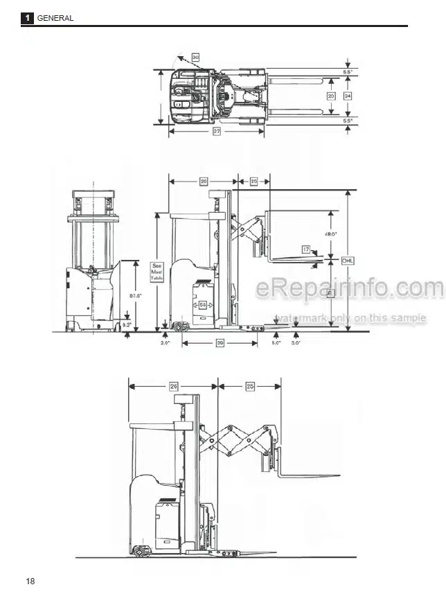 Photo 3 - Komatsu FR15K-3 FR18K-3 FR23K-3 Service Manual Standup Rider SM151