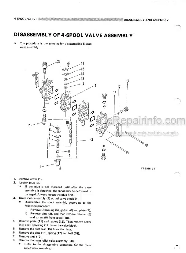 Photo 5 - Komatsu GD500R-2 GD505R-2 GD505A-2 Shop Manual Motor Grader SEBM023AB07