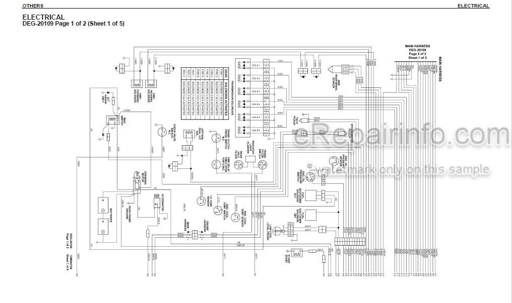 Photo 4 - Komatsu GD530A-2EY GD530AW-2EY GD650A-2EY GD650AW-2EY GD670A-2EY GD670AW-2EY Shop Manual Motor Grader CEBM003902 SN 210098-