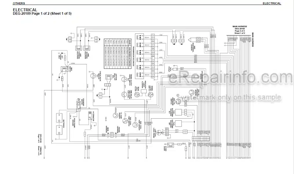 Photo 4 - Komatsu GD530A-2EY GD530AW-2EY GD650A-2EY GD650AW-2EY GD670A-2EY GD670AW-2EY Shop Manual Motor Grader CEBM003902 SN 210098-