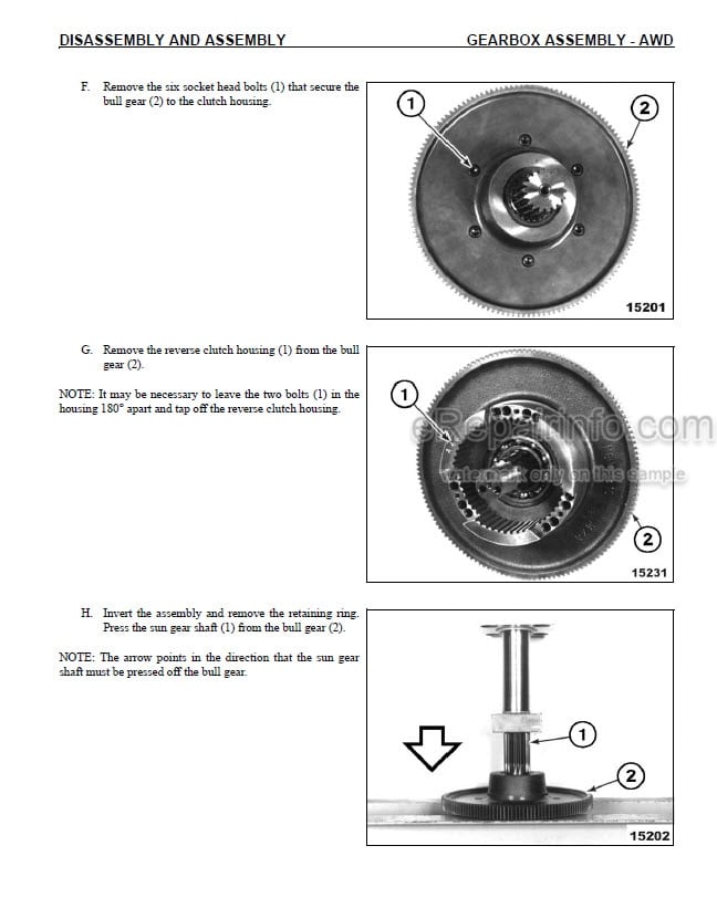 Photo 12 - Komatsu GD530A-2EY GD530AW-2EY GD650A-2EY GD650AW-2EY GD670A-2EY GD670AW-2EY Shop Manual Motor Grader CEBM003902 SN 210098-
