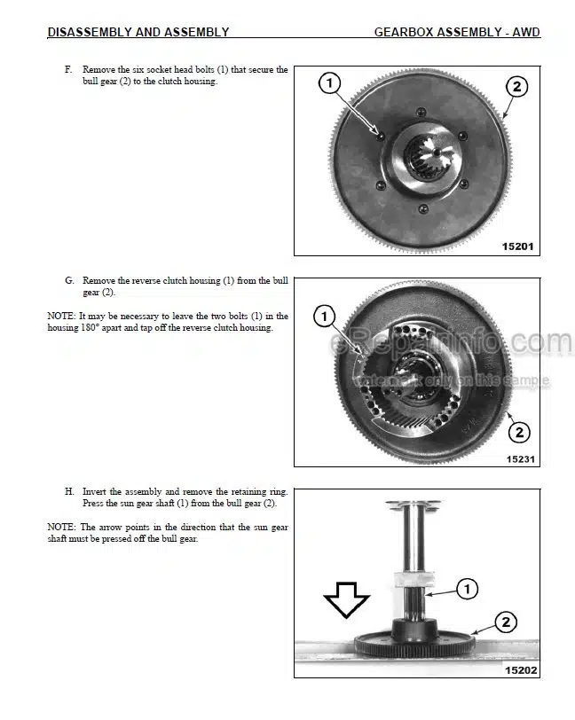 Photo 12 - Komatsu GD530A-2EY GD530AW-2EY GD650A-2EY GD650AW-2EY GD670A-2EY GD670AW-2EY Shop Manual Motor Grader CEBM003902 SN 210098-