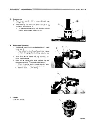 Photo 10 - Komatsu GD600R-1 GD650R-1 GD605R-1 GD655R-1 GD605A-1 GD655A-1 Shop Manual Motor Grader SEBM023BA02