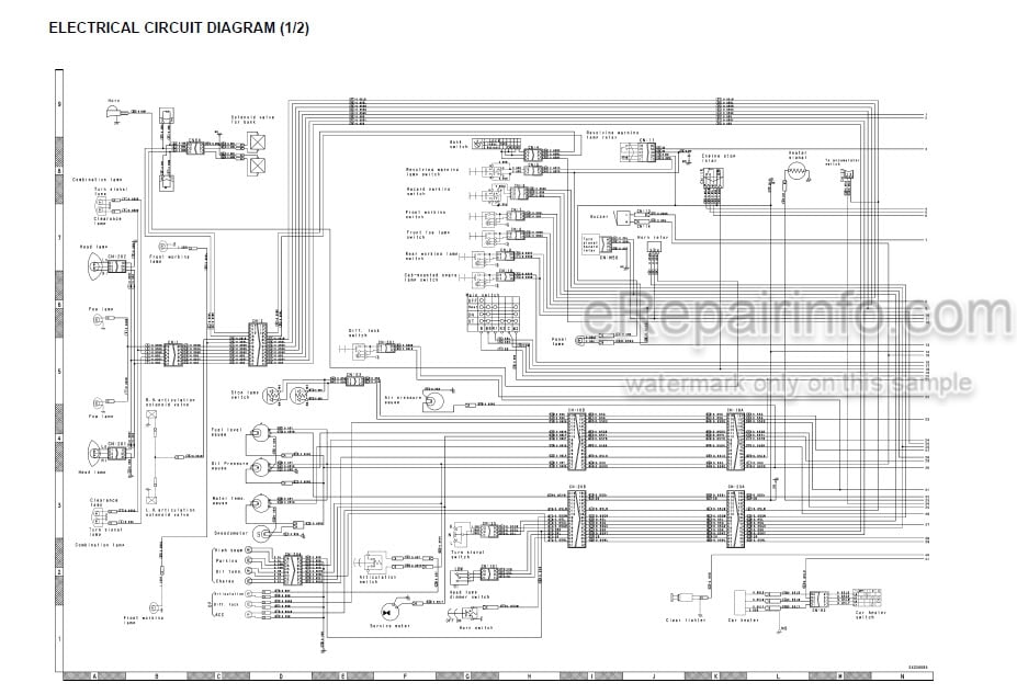 Photo 3 - Komatsu GD705A-4 Shop Manual Motor Grader SEBM022104 SN 23001-