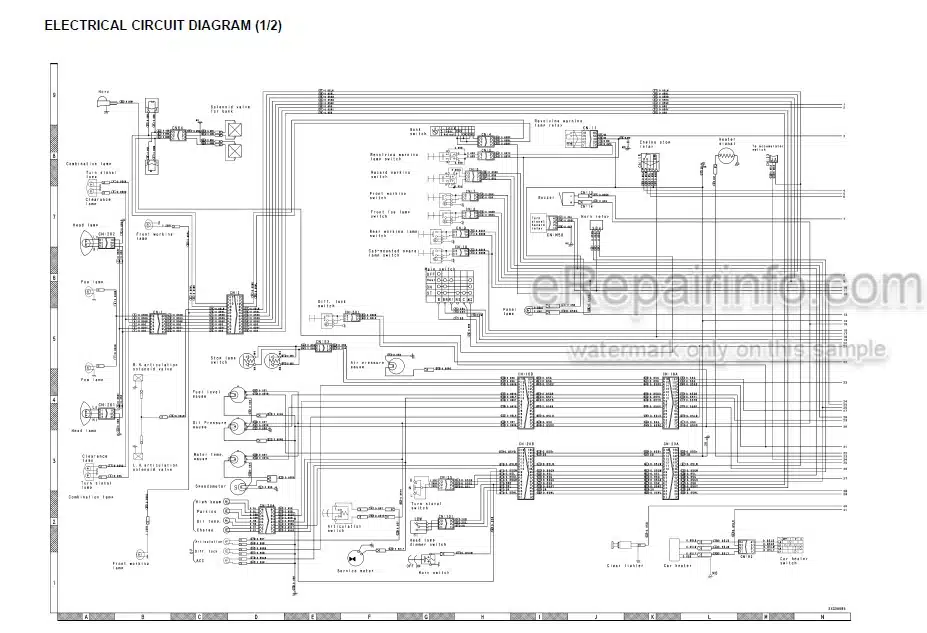 Photo 3 - Komatsu GD705A-4 Shop Manual Motor Grader SEBM022104 SN 23001-