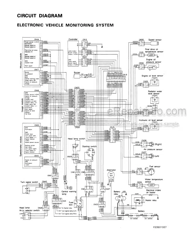 Photo 4 - Komatsu GD825A-1 Shop Manual Motor Grader SEBM02350106 SN 10002-